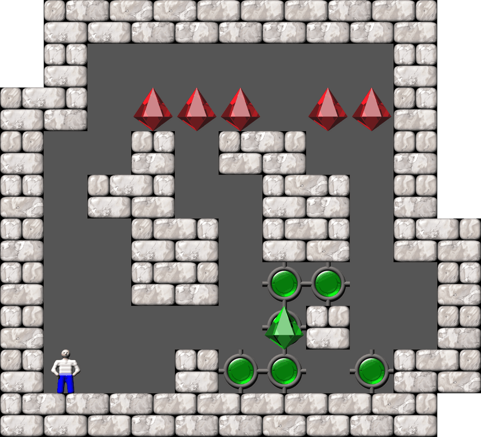 Sokoban Secundus gradus ad Olympo level 12